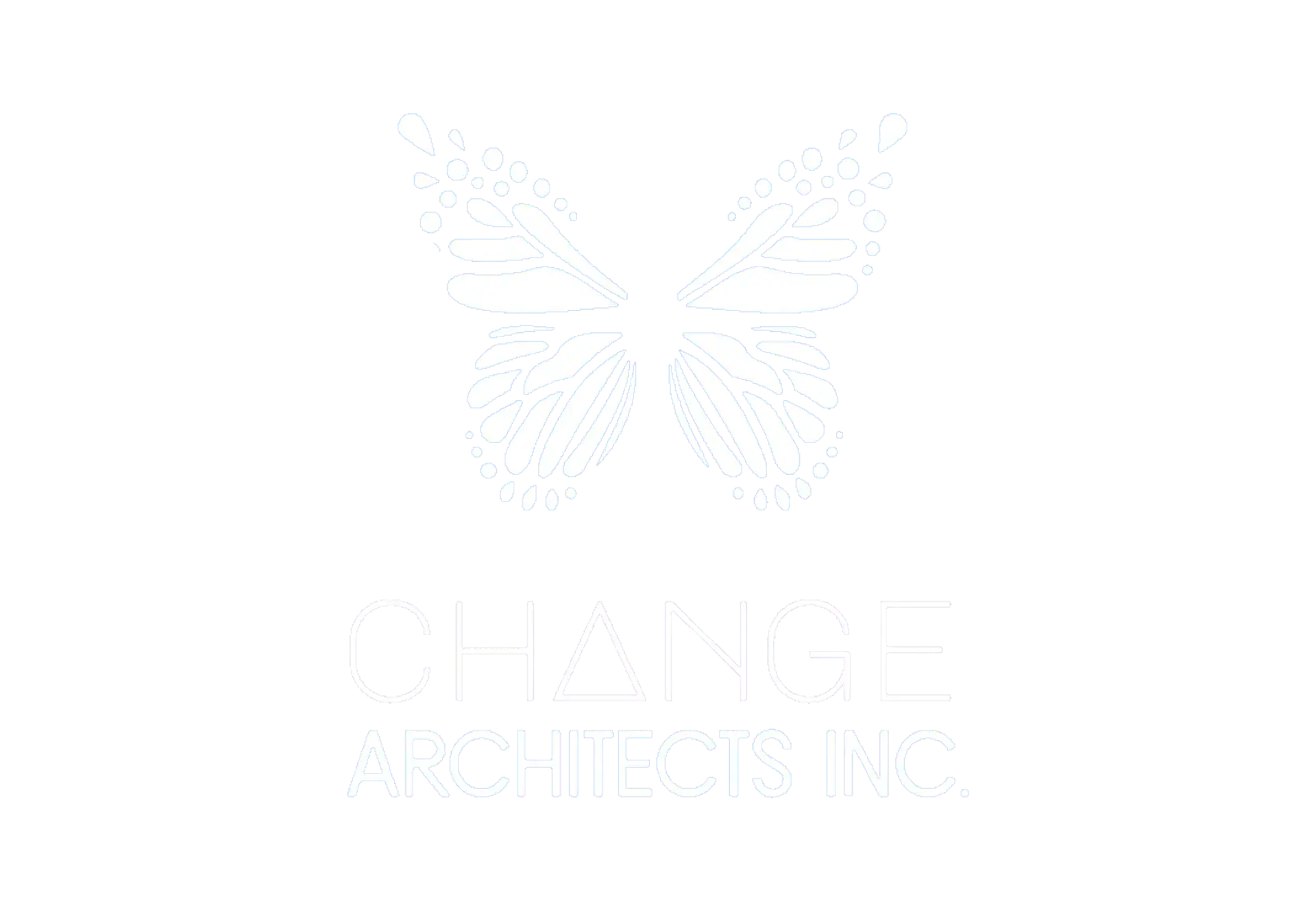 Change Architects logo featuring a stylized butterfly design.